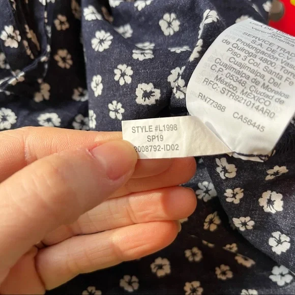 J. Crew Tie Front Blouse XXS - Picture 6 of 6